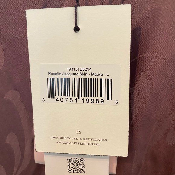 New with Tags Spell Rosalie Jacquard Maxi Skirt size Large - Picture 5 of 8